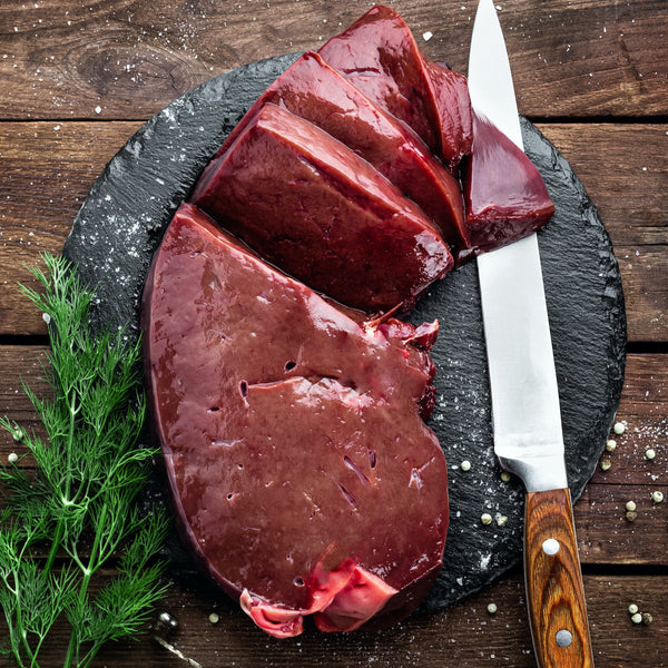 Grass finished beef liver