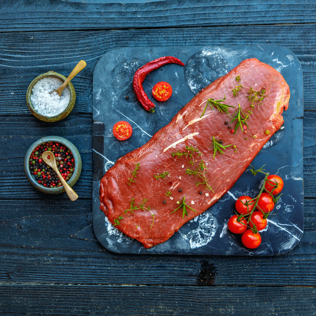 Grass finished flat iron steak (app. 1 lbs)