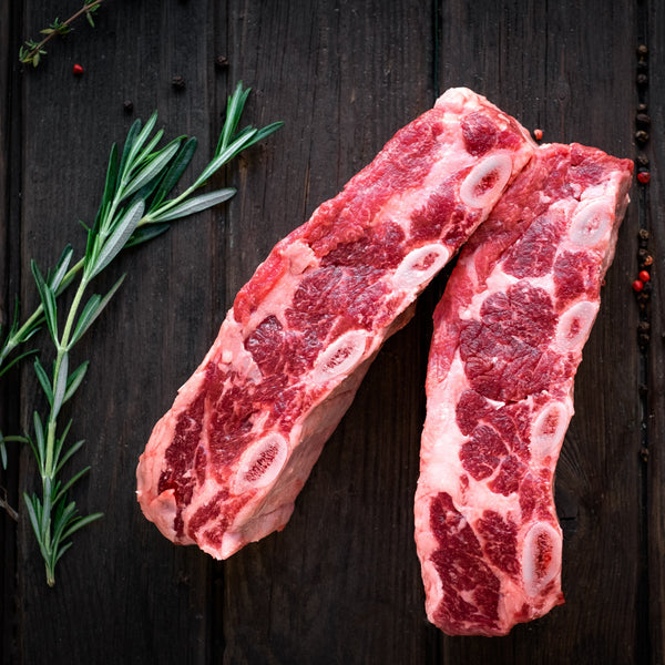 Grass finished beef braising ribs (app 2.2 lbs)